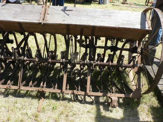 The horse-drawn grain drill was an early move toward crop automation
