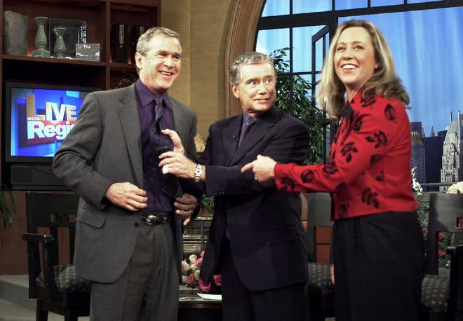Wisconsin native Sue Hawk was so popular after her time on "Survivor" that she co-hosted "Live with Regis" with Regis Philbin on Sept. 21, 2000. Republican presidential candidate Texas Gov. George W. Bush, who went on to become president, was their guest.