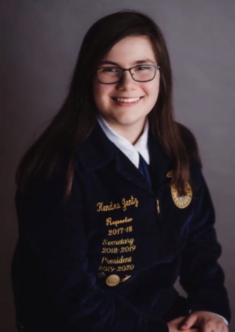 Section 4 State FFA Officer Kendra Jentz