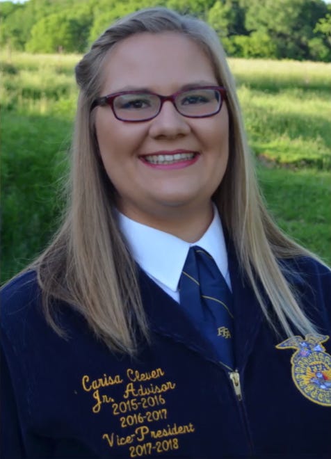 Section 3 State FFA Officer Carisa Cleven