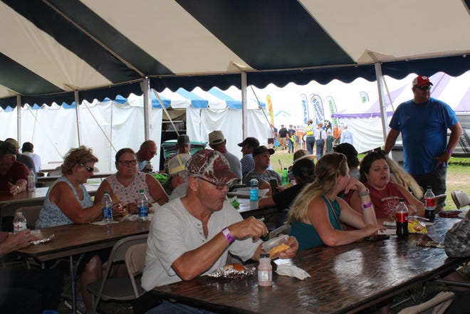 With four food tents on the grounds, good food was easy to find at Farm Technology Days in Clark County, July 12-14, 2022.