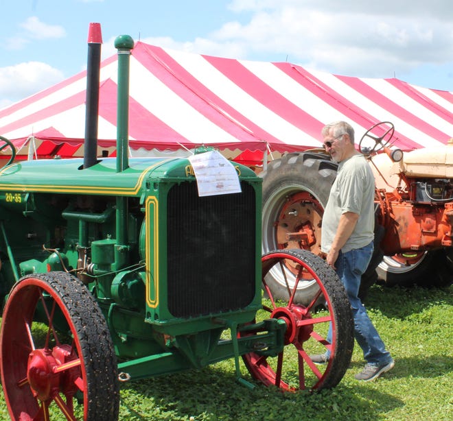 This 1928 Allis Chalmers tractor catches this showgoers eye at Farm Technology Days in Clark County, July 12-14, 2022.